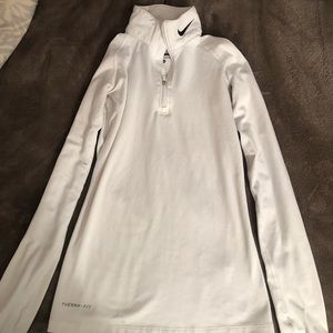 White Nike Quarter Zip (size xs)